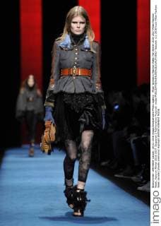 Milan Woman s Fashion Week Fall Winter 2016 2017 Milan Fashion Week, Autumn Winter 2016 2017. Dsquared 2 Fashionshow Pictured: model  fotosicki