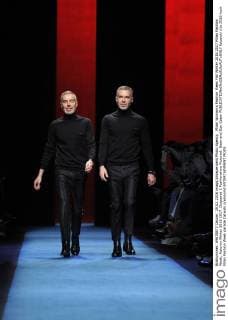 Milan Woman s Fashion Week Fall Winter 2016 2017 Milan Fashion Week, Autumn Winter 2016 2017. Dsquared 2 Fashionshow Pictured: Dean and Dan Caten  fotosicki