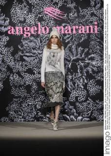 Milan Woman s Fashion Week Fall Winter 2016 2017 Milan Fashion Week, Autumn Winter 2016 2017. Angelo Marani Fashionshow Pictured: model  RiccardoxGiordanox xfotosicki