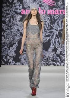 Milan Woman s Fashion Week Fall Winter 2016 2017 Milan Fashion Week, Autumn Winter 2016 2017. Angelo Marani Fashionshow Pictured: model  RiccardoxGiordanox xfotosicki