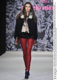 Milan Woman s Fashion Week Fall Winter 2016 2017 Milan Fashion Week, Autumn Winter 2016 2017. Angelo Marani Fashionshow Pictured: model  RiccardoxGiordanox xfotosicki