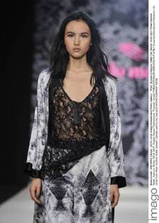 Milan Woman s Fashion Week Fall Winter 2016 2017 Milan Fashion Week, Autumn Winter 2016 2017. Angelo Marani Fashionshow Pictured: model  RiccardoxGiordanox xfotosicki