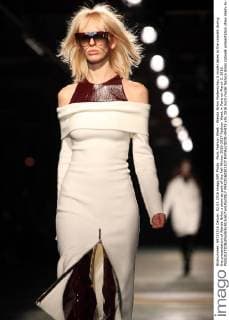 Paris Fashion Week - Wanda Nylon Modenschau A model takes to the catwalk during the presentation of Wanda Nylon s show as part of the Fall-Winter 2016-2017 Fashion Week in Paris on March 2, 2016.  PAR20160302107 MAYAxVIDON-WHITE
