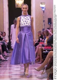 March 2, 2016 - Madrid, Madrid, Spain - A model walks the runway at the fashion company Tot-Hom with presents collection Haute Couture Spring-Summer in 2016-17 at the Residence of the French Embassy in Madrid, March 2, 2016. Madrid Spain  - ZUMAn230
