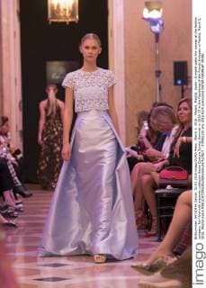 March 2, 2016 - Madrid, Madrid, Spain - A model walks the runway at the fashion company Tot-Hom with presents collection Haute Couture Spring-Summer in 2016-17 at the Residence of the French Embassy in Madrid, March 2, 2016. Madrid Spain  - ZUMAn230