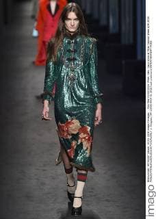 . Pics filed 03 03 2016. Milan, Italy. Gucci show at Milan Fashion Week A W 2016.  xi-Imagesx IIM-12095-0004