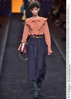 Mailand Fashion Week - Fendi Modenschau . Pics filed 03 03 2016. Milan, Italy. Fendi show at Milan Fashion Week A W 2016. Picture i-Images  xi-Imagesx IIM-12096-0006