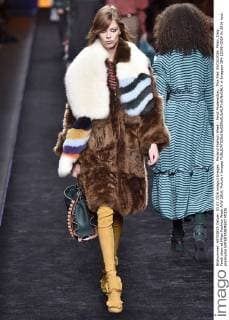 Mailand Fashion Week - Fendi Modenschau . Pics filed 03 03 2016. Milan, Italy. Fendi show at Milan Fashion Week A W 2016. Picture i-Images  xi-Imagesx IIM-12096-0009