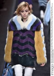 Mailand Fashion Week - Fendi Modenschau . Pics filed 03 03 2016. Milan, Italy. Fendi show at Milan Fashion Week A W 2016. Picture i-Images  xi-Imagesx IIM-12096-0018