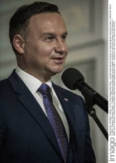 Andrzej Duda besucht Museum zur Geschichte der polnischen Juden in Warschau March 3, 2016 - Warsaw, Mazovia, Poland - President of Poland, Andrzej Duda, gives a speech during his visit to the Museum of the History of Polish Jews in Warsaw, Poland Warsaw Poland - ZUMAa131