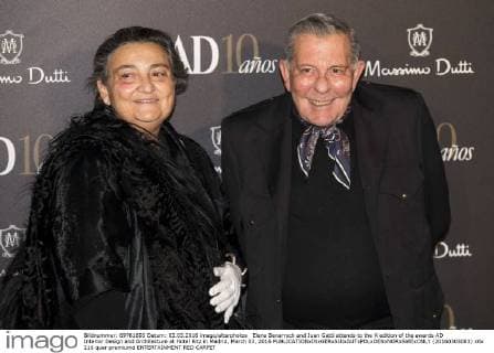 Elena Benarroch and Juan Gatti attends to the X edition of the awards AD Interior Design and Architecture at Hotel Ritz in Madrid, March 03, 2016  (20160303083)