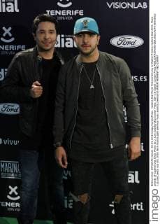 Cadena Dial Musik Preisverleihung in Madrid Premios Cadena Dial 2015. Music awards of Cadena Dial 2015. Photo by J. Luis Cuesta 261 Cordon Press. Cali y el Dandi. Cordon Press  J.xLuisxCuesta