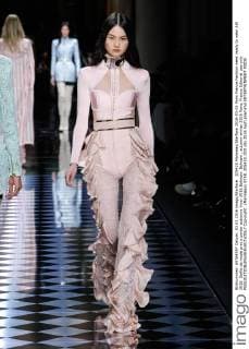 205420 Marineau Starface 2016-03-03 Paris France Fashion week ready to wear AW 2016. Defile de mode pret a porter automne hiver 2016.Balmain. Balmain , autumn-winter 2016 Paris, France Editorial use only  Copyright: xMarineaux STAR_205420_020
