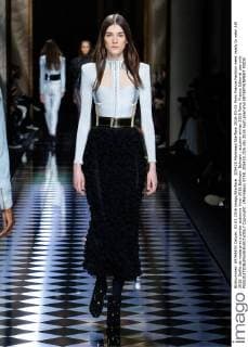 205420 Marineau Starface 2016-03-03 Paris France Fashion week ready to wear AW 2016. Defile de mode pret a porter automne hiver 2016.Balmain. Balmain , autumn-winter 2016 Paris, France Editorial use only  Copyright: xMarineaux STAR_205420_026