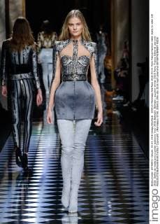 205420 Marineau Starface 2016-03-03 Paris France Fashion week ready to wear AW 2016. Defile de mode pret a porter automne hiver 2016.Balmain. Balmain , autumn-winter 2016 Paris, France Editorial use only  Copyright: xMarineaux STAR_205420_045