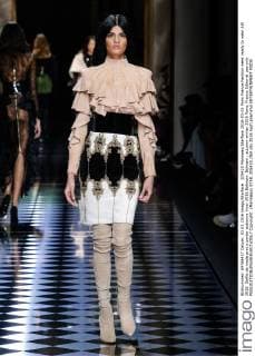 205420 Marineau Starface 2016-03-03 Paris France Fashion week ready to wear AW 2016. Defile de mode pret a porter automne hiver 2016.Balmain. Balmain , autumn-winter 2016 Paris, France Editorial use only  Copyright: xMarineaux STAR_205420_060