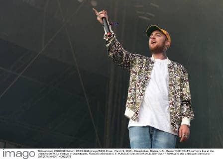 March 5, 2016 - Okeechobee, Florida, U.S - Rapper MAC MILLER performs live at the Okeechobee Music Festival in Okeechobee, Florida Okeechobee U.S. - ZUMAs135