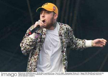 March 5, 2016 - Okeechobee, Florida, U.S - Rapper MAC MILLER performs live at the Okeechobee Music Festival in Okeechobee, Florida Okeechobee U.S. - ZUMAs135