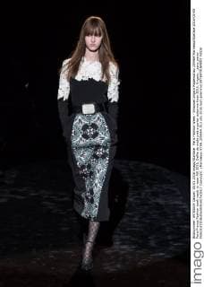 Paris Fashion Week - Emanuel Ungaro Modenschau 205464 Marineau Starface 2016-03-05 Paris France Fashion week ready to wear AW 2016. Defile de mode pret a porter automne hiver 2016. Ungaro. _sans_perso  Copyright: xMarineaux STAR_205464_013
