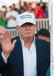 March 6, 2016: Donald Trump attends the final round at Trump National Doral Blue Monster Course. (Photo by Michele Eve Sandberg Icon Sportswire) EDITORIAL USE ONLY 245852
