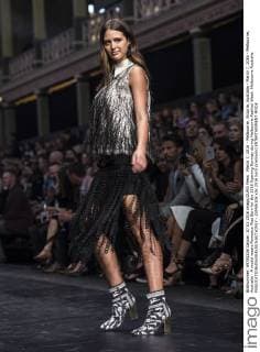March 7, 2016 - Melbourne, Victoria, Australia - March 7, 2016 - Melbourne, Australia - A model wears Romance Was Born for the 2016 Opening Runway during Melbourne Fashion Week. Melbourne Australia - ZUMAk106