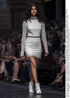 March 7, 2016 - Melbourne, Victoria, Australia - March 7, 2016 - Melbourne, Australia - A model wears Romance Was Born for the 2016 Opening Runway during Melbourne Fashion Week. Melbourne Australia - ZUMAk106