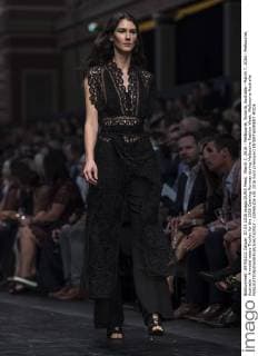 March 7, 2016 - Melbourne, Victoria, Australia - March 7, 2016 - Melbourne, Australia - A model wears Thurley for the 2016 Opening Runway during Melbourne Fashion Week. Melbourne Australia - ZUMAk106