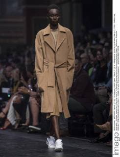 March 7, 2016 - Melbourne, Victoria, Australia - March 7, 2016 - Melbourne, Australia - A model wears Jac & Jack for the 2016 Opening Runway during Melbourne Fashion Week. Melbourne Australia - ZUMAk106