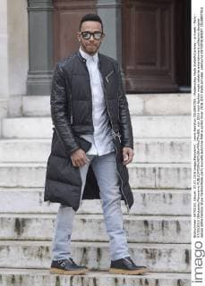 Lewis Hamilton CELEBRITES : Modenschau Mode StellaMcCartney - arrivees - Paris - 07 03 2016 JBAutissier Panoramic 