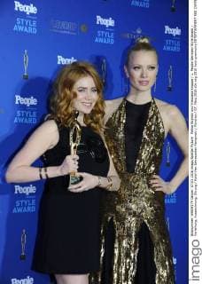 Palina Rojinski und Franziska Knuppe 1. People Germany Style Award Verleihung, Auszeichnung; Ehrung Hotel Vier Jahreszeiten Kempinski München 07. März 2016