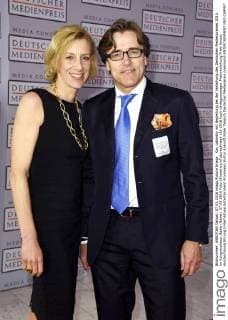 Kay Labinsky mit Begleitung bei der Verleihung des Deutschen Medienpreises 2015 im Kongresshaus. Baden-Baden, 07.03.2016 Foto:xFredericx xFuturexImage