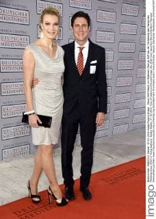 Maria Höfl-Riesch mit Ehemann Marcus Höfl bei der Verleihung des Deutschen Medienpreises 2015 im Kongresshaus. Baden-Baden, 07.03.2016 Foto:xFredericx xFuturexImage
