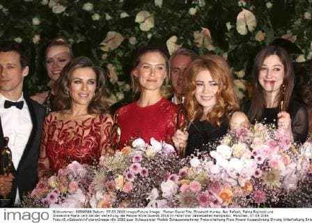 Florian David Fitz, Elizabeth Hurley, Bar Refaeli, Palina Rojinski und Alexandra Maria Lara bei der Verleihung der People Style Awards 2016 im Hotel Vier Jahreszeiten Kempinski. München, 07.03.2016 Foto:xS.xGabschx xFuturexImage