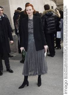 Karen Elson CELEBRITIES : Ankunft zur Chanel Modenschau - Paris - 08 03 2016 JBAutissier Panoramic 
