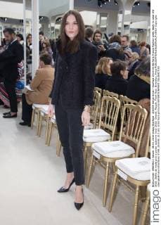 205559 Serge Arnal Starface 2016-03-08 Paris France Fashion week ready to wear AW 2016. Defile de mode pret a porter automne hiver 2016. Chanel. People. Front Row. Brewster, Anna  Copyright: xSergexArnalx xStarfacex STAR_205559_013
