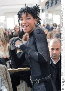 205559 Serge Arnal Starface 2016-03-08 Paris France Fashion week ready to wear AW 2016. Defile de mode pret a porter automne hiver 2016. Chanel. People. Front Row. Smith, Willow  Copyright: xSergexArnalx xStarfacex STAR_205559_056