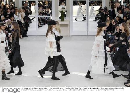 . 08 03 2016. Paris, France. Chanel show at Paris Fashion Week -Autumn Winter 2016.  xi-Imagesx xi-Imagesx IIM-12142-0027