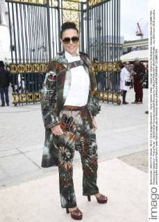 Paris Fashion Week - Gäste der Valentino Modenschau Adriana Abascal CELEBRITIES : Modenschau Valentino - Pret a Porter - 08 03 2016 GwendolineLeGoff Panoramic 