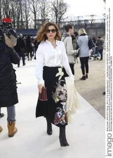 Clotilde Courau CELEBRITIES : Modenschau Valentino - Pret a Porter - Paris 08 03 2016 GwendolineLeGoff Panoramic 