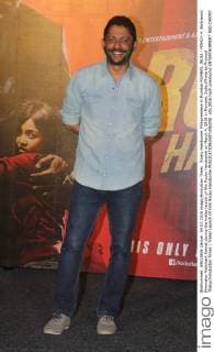 Rocky Handsome Filmpremiere in Mumbai MUMBAI, INDIA - MARCH 4: Bollywood filmmaker Nishikant Kamat during the trailer launch of film Rocky Handsome on March 4, 2016 in Mumbai, India.(Photo by Pramod Thakur Hindustan Times ) Trailer Launch Of Film Rocky Handsome