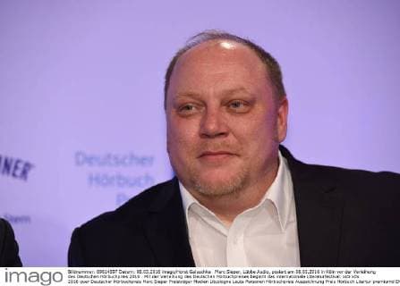 Marc Sieper, Lübbe Audio, posiert am 08.03.2016 in Köln vor der Verleihung des Deutschen Hörbuchpreis 2016 . Mit der Verleihung des Deutschen Hörbuchpreises beginnt das internationale Literaturfestival.