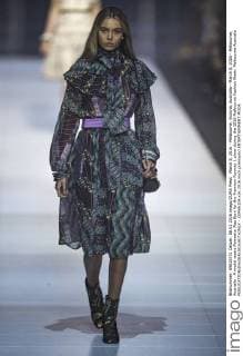 March 8, 2016 - Melbourne, Victoria, Australia - March 8, 2016 - Melbourne, Australia - A model wears Romance Was Born for the Premium Runway 1 show during the 2016 Melbourne Fashion Week. Melbourne Australia - ZUMAk106