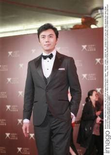 MACAU, CHINA - MARCH 08: (CHINA OUT) Actor Qin Hao attends the Gold Aries Award Of Macau International Film Festival on March 8, 2016 in Macau, China.  CFP480844660