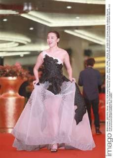MACAU, CHINA - MARCH 08: (CHINA OUT) Actress Song Jia attends the Gold Aries Award Of Macau International Film Festival on March 8, 2016 in Macau, China.  CFP480844668