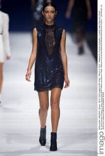 March 8, 2016 - Melbourne, Victoria, Australia - A model wears Manning Cartell for the Premium Runway 2 show during the 2016 Melbourne Fashion Week. Melbourne Australia - ZUMAk106