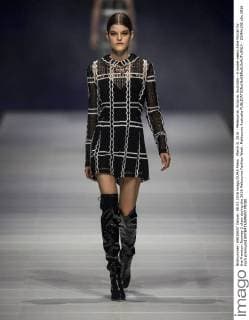 March 8, 2016 - Melbourne, Victoria, Australia - A model wears Alice McCall for the Premium Runway 2 show during the 2016 Melbourne Fashion Week. Melbourne Australia - ZUMAk106