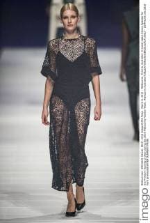 March 8, 2016 - Melbourne, Victoria, Australia - A model wears Bianca Spender for the Premium Runway 2 show during the 2016 Melbourne Fashion Week. Melbourne Australia - ZUMAk106