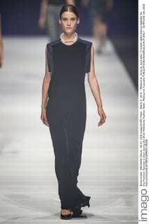 March 8, 2016 - Melbourne, Victoria, Australia - A model wears Bianca Spender for the Premium Runway 2 show during the 2016 Melbourne Fashion Week. Melbourne Australia - ZUMAk106
