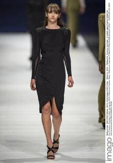 March 8, 2016 - Melbourne, Victoria, Australia - A model wears Rachel Gilbert for the Premium Runway 3 show during the 2016 Melbourne Fashion Week. Melbourne Australia - ZUMAk106