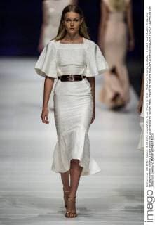 March 8, 2016 - Melbourne, Victoria, Australia - A model wears Aurelio Costarella for the Premium Runway 3 show during the 2016 Melbourne Fashion Week. Melbourne Australia - ZUMAk106